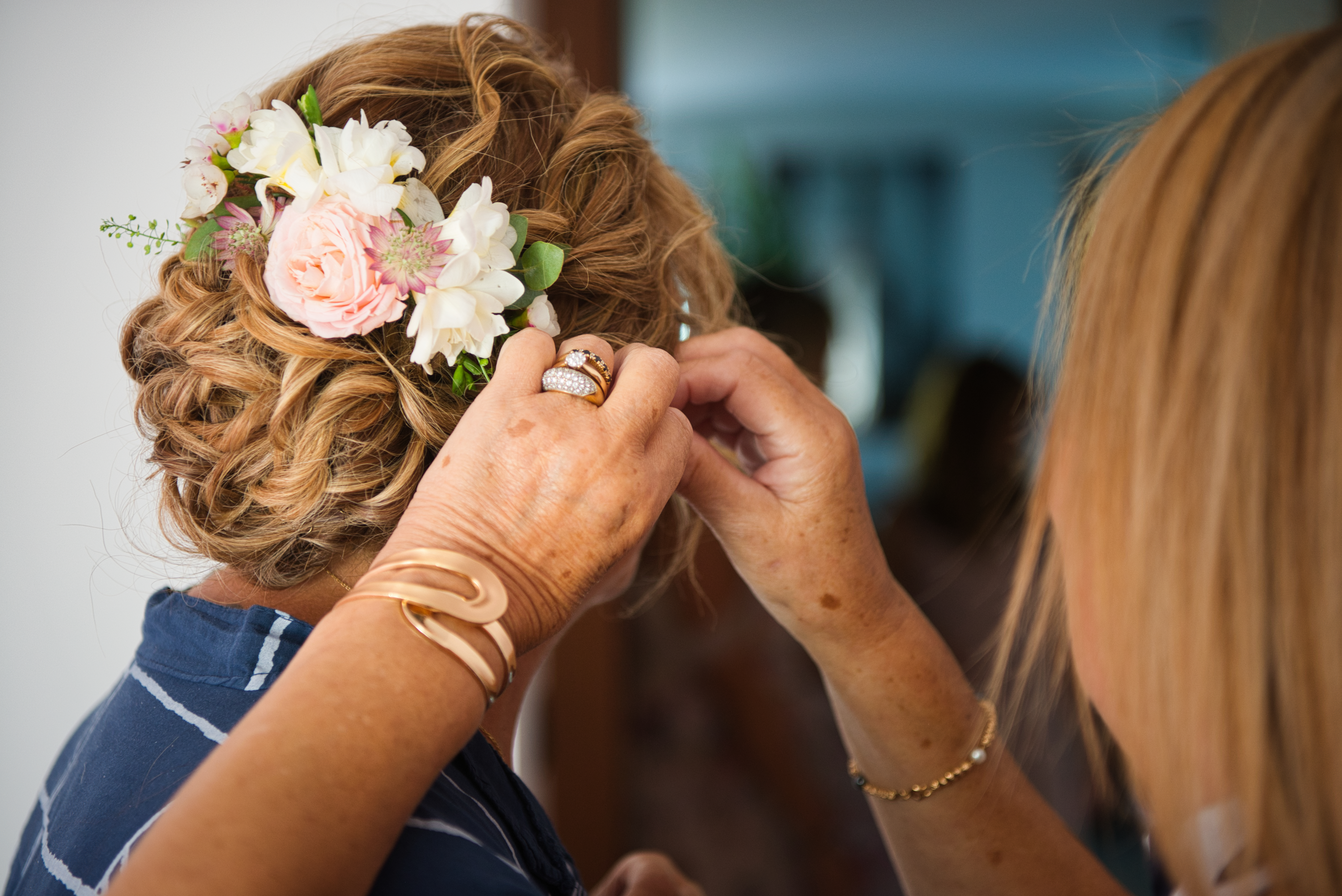 Fleurs coiffure