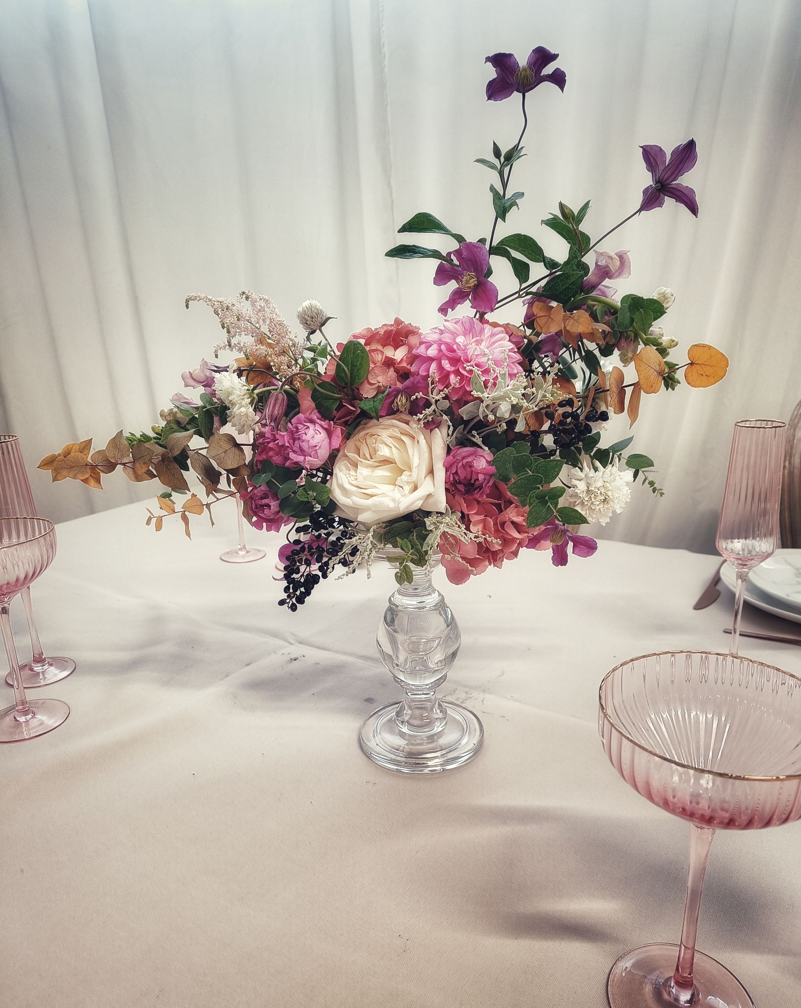 Fineart centre table mariage destructure