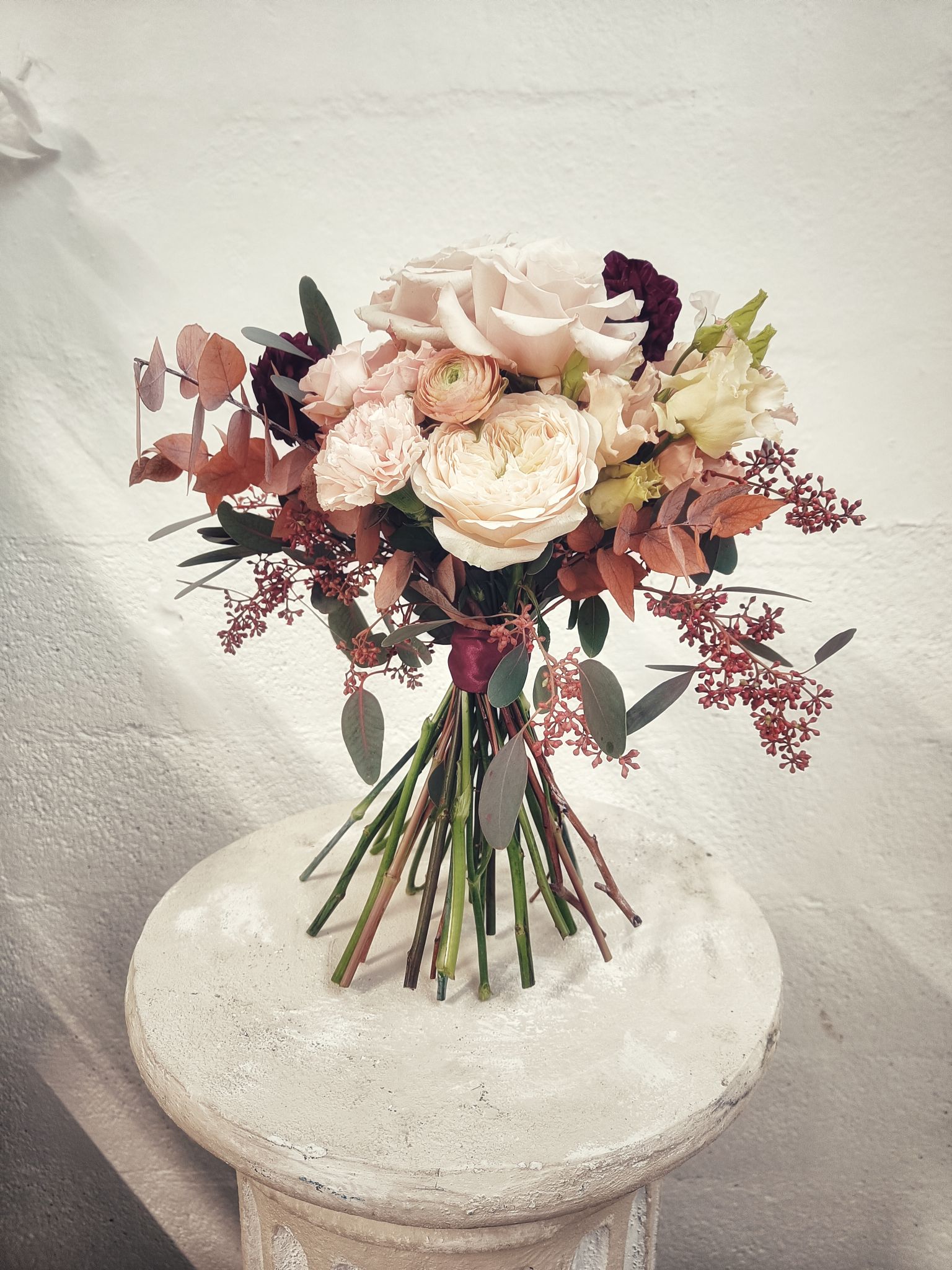 Mariage bouquet mariee boheme