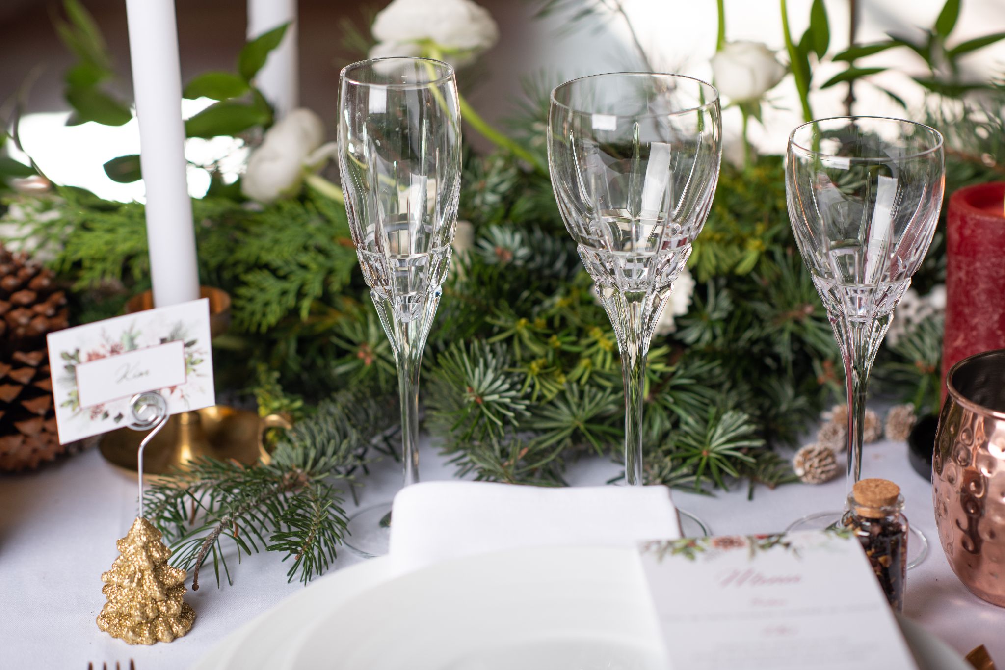 Papeterie mariage noel marque place